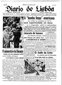 Domingo, 20 de Abril de 1958 (1ª edição)