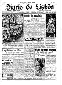 Quarta, 30 de Abril de 1958 (2ª edição)