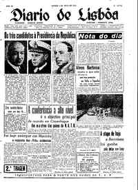 Sábado,  3 de Maio de 1958 (2ª edição)