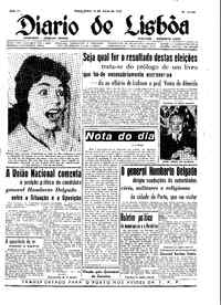 Terça, 13 de Maio de 1958