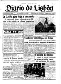 Quinta,  4 de Setembro de 1958 (2ª edição)