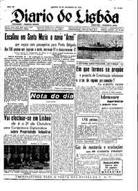 Sábado, 20 de Setembro de 1958