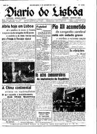 Segunda,  6 de Outubro de 1958 (1ª edição)