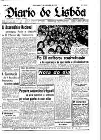 Terça,  7 de Outubro de 1958