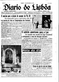 Sábado, 11 de Outubro de 1958 (1ª edição)