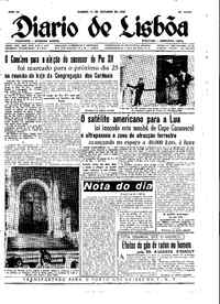 Sábado, 11 de Outubro de 1958 (2ª edição)