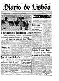 Terça, 14 de Outubro de 1958 (1ª edição)