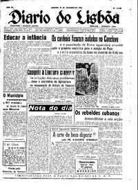 Sábado, 25 de Outubro de 1958 (1ª edição)