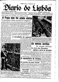 Segunda, 27 de Outubro de 1958 (1ª edição)