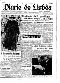 Quarta, 29 de Outubro de 1958 (2ª edição)