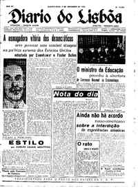 Quarta,  5 de Novembro de 1958 (2ª edição)