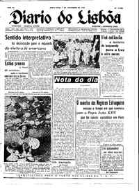 Sexta,  7 de Novembro de 1958