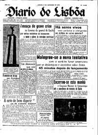 Sábado,  8 de Novembro de 1958 (1ª edição)