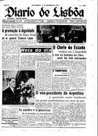 Quinta, 13 de Novembro de 1958 (1ª edição)