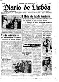 Quarta, 19 de Novembro de 1958 (1ª edição)