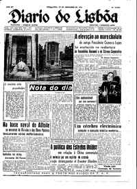 Terça, 25 de Novembro de 1958