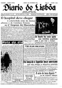 Sábado,  6 de Dezembro de 1958 (1ª edição)