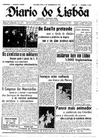 Segunda,  8 de Dezembro de 1958