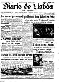 Quarta, 21 de Janeiro de 1959 (1ª edição)