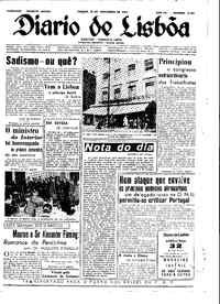 Sábado, 28 de Novembro de 1959 (2ª edição)