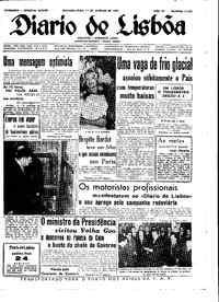 Segunda, 11 de Janeiro de 1960