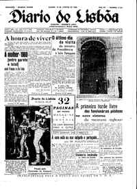 Sábado, 16 de Janeiro de 1960 (1ª edição)