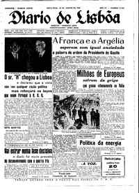 Sexta, 29 de Janeiro de 1960 (2ª edição)