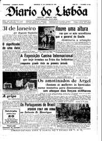 Domingo, 31 de Janeiro de 1960 (1ª edição)