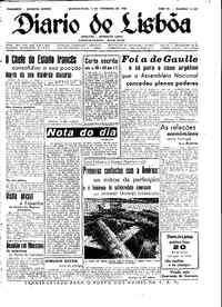 Quarta,  3 de Fevereiro de 1960