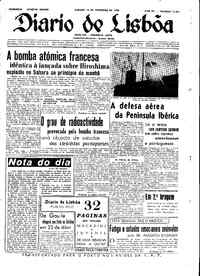 Sábado, 13 de Fevereiro de 1960 (1ª edição)