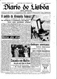 Quinta, 25 de Fevereiro de 1960