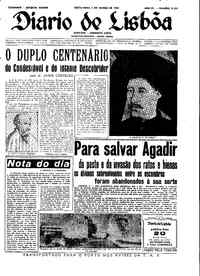 Sexta,  4 de Março de 1960 (1ª edição)