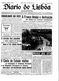 Quinta,  7 de Abril de 1960