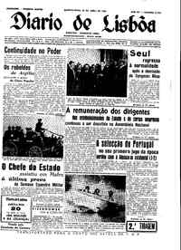 Quarta, 27 de Abril de 1960 (2ª edição)