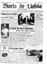 Segunda,  2 de Maio de 1960 (1ª edição)