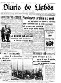 Segunda,  9 de Maio de 1960 (1ª edição)