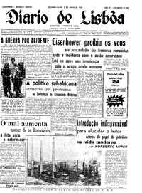 Segunda,  9 de Maio de 1960 (2ª edição)