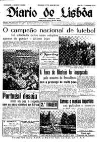 Domingo, 29 de Maio de 1960 (2ª edição)