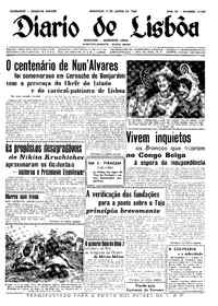 Domingo,  5 de Junho de 1960 (1ª edição)