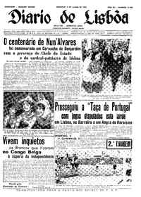 Domingo,  5 de Junho de 1960 (2ª edição)