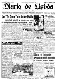 Quarta, 29 de Junho de 1960 (2ª edição)