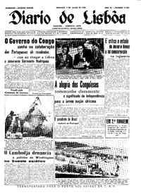 Domingo,  3 de Julho de 1960 (1ª edição)