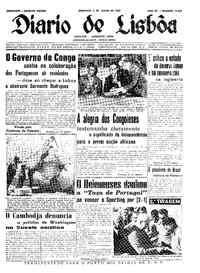 Domingo,  3 de Julho de 1960 (2ª edição)