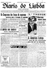 Quarta,  6 de Julho de 1960 (2ª edição)