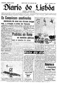 Quinta,  7 de Julho de 1960