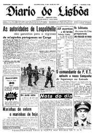 Segunda, 18 de Julho de 1960 (1ª edição)