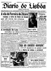 Segunda, 15 de Agosto de 1960 (1ª edição)