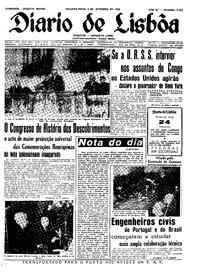 Segunda,  5 de Setembro de 1960