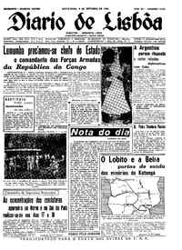 Sexta,  9 de Setembro de 1960