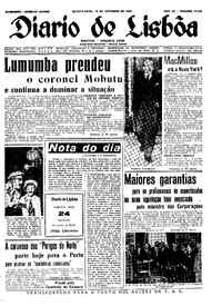 Quinta, 15 de Setembro de 1960